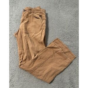 Womens Patagonia Rhythm Pants Size 8 Leg Hemp‎ Blend Outdoor Hiking READ